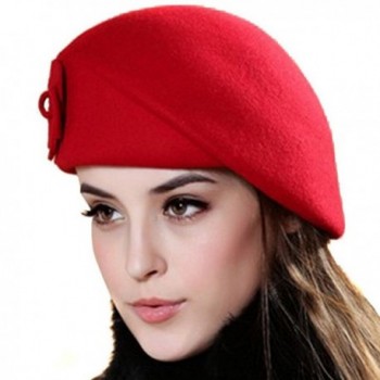 Fascigirl Fascinator Hats-Facigirl Vintage Pillow Hat Wedding Hat With Veil Kentucky Derby Hats - E Red - CY12BX9LMWX
