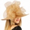 Winter Floral Floppy Church Hat in Women's Sun Hats