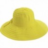 San Diego Hat Company Women's Ribbon Large Brim Hat - Lemon - CD115FAK5IN