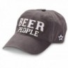 We People Beer People Baseball Cap Hat with Adjustable Strap- Gray - CW12IRDGREL