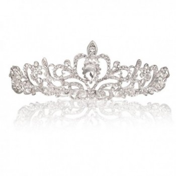 Vinida Crystal Tiara Crown Headband for Wedding Prom Bridal Birthday (Style 4) - Style 4 - CS1820LXH9I