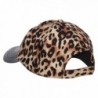 Leopard Print Cap Leather Bill