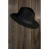 Crushable Wool Felt Fedora Hat