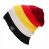 LUNIWEI 8x13" Unisex Knitted Woolen Baggy Beanie Winter Warm Cap Multicolor Hat - Red - CU12LAXUA73