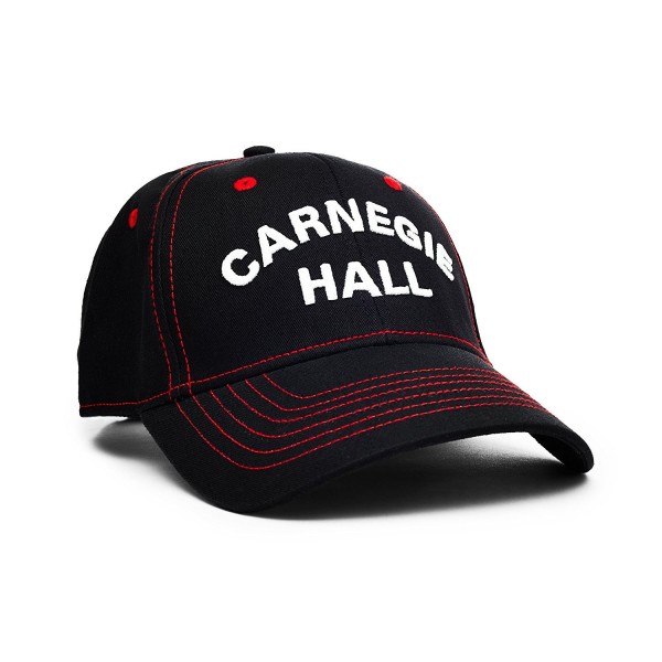 Carnegie Hall Embroidered Baseball Cap (Black) - Black - CF125STL37X