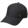 Original Penguin Men's Linen Baseball Cap - Grey - C512O209ZR0