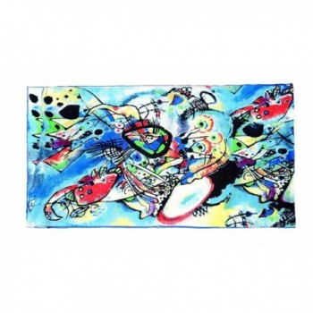 Salutto Charmeuse Gauguin Painted Scarves in Fashion Scarves