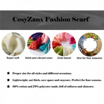 CosyZanx Women Lightweight Fashion Colors in Fashion Scarves