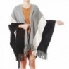 Carrie Winter Fringe Poncho Cardigan in Cold Weather Scarves & Wraps
