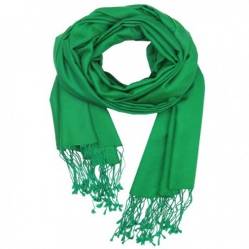 KASHFAB Kashmir Fashion Jacquard Pashmina - Green - CQ120PV7QJN