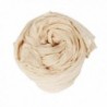 Bigban Women Cotton Scarf Soft Wrap Shawl Scarf Long Stole Crinkle Candy Colors - White - CV12M2J0ZZX