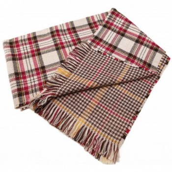 CHERRY CAT Checked Pashmina Oversized