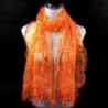 Scarves Saingace Tassel Flower Orange in Fashion Scarves