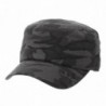 WITHMOONS Cadet Cap Camouflage Military Pattern Baseball Cap CR4795 - Black - C1186HLL4ZS