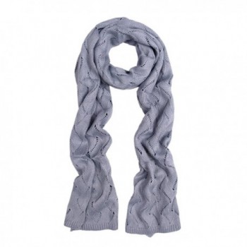Premium Winter Flame Knit Scarf - Different Colors Available - Gray - CA11GENYOW9