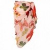 CHIC DIARY Women Chiffon Pareo Beach Wrap Sarong Swimsuit Scarf Cover Up For Vacation - Pink-butterfly - CT186NCG8LZ