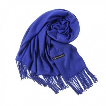 Plain Scarf Woolen Feel Muffler Large Blanket Winter Wraps Shawl foci cozi - Blue - CT186E7IMAR