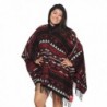 KayJayStyles Reversable 2 Tone Cashmere Feel Cape Ruana knit Poncho - Black Red - CP128KKMA8H