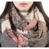 Seven Flowers Plaid Knitted Infinity Scarves for Women - 8-pk - CQ187W93WIX