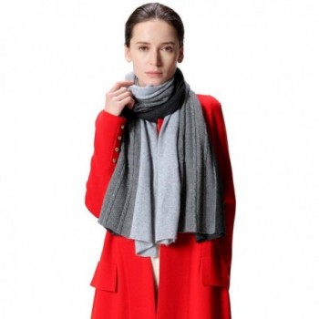 Fincati Scarves Cashmere Pashmina Contrast