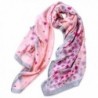 Women Shawl 100% Silk Scarf Lightweight Sunscreen Beach Scarf Premium Gift Wrap - Pink - C9185QSTSUA