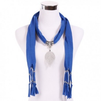 LERDU Cotton Oversized Pendant Sapphire in Fashion Scarves