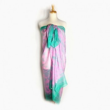 Womens Lightweight Paisley Printed 7721 green