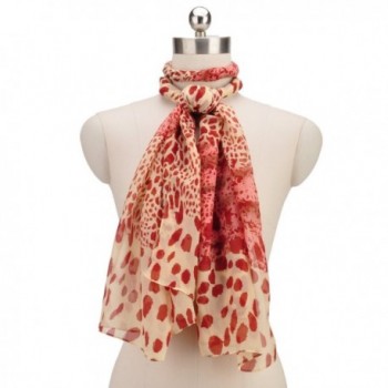 Section Leopard Chiffon Fashion Scarves