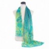 Reversible Voile Shawl 63&lsquo'20&lsquo' Women Scarf for Clothes Decorating - Blue - CT120TVIOXL