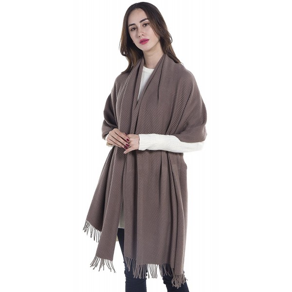 Women Pashmina Shawls and Wraps - Long Solid Color Lightweight Ladies Scarves 80" x 27" - 1 - CS187E08C7L