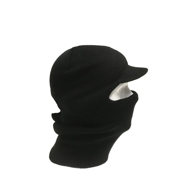 W4W Unisex Winter Balaclava Breathing - Black (No Zipper) - C012O2ZGLDL