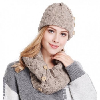 Bienvenu Winter Knitted Infinity Beanie in Fashion Scarves