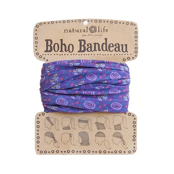 Natural Life Boho Bandeau Pattern- Purple - CY11KK4SRJ9