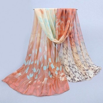 TOPUNDER Printed Chiffon Scarves 158cmx50cm