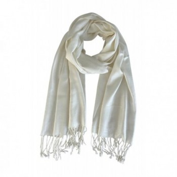 Azuri Classic Pashmina Shawl Ivory