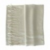 Azuri Classic Pashmina Shawl Ivory in Cold Weather Scarves & Wraps