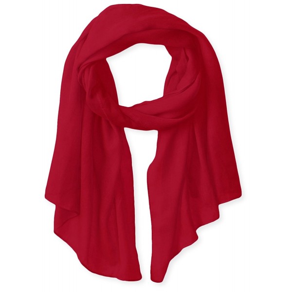 White Sierra Bug Free Gauze Scarf - Raspberry - C612N1KNHND