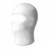 TopHeadwear One 1 Hole Ski Mask - White - CA11BNPOYI7