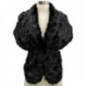 Black Faux Stole Shawl Women in Wraps & Pashminas