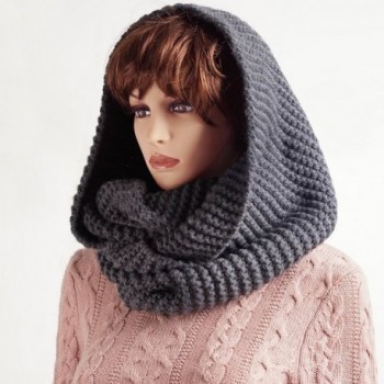 Womens Wool Blend Chunky Long Infinity Scarf - Winter Scarfs for Women ...