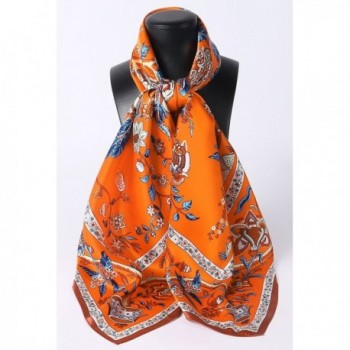 Grace Scarves Extra Large Beanstalk Orange