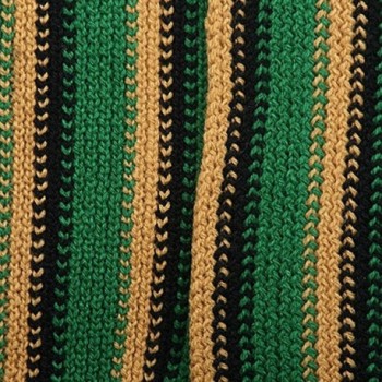 Rasta Multi Color Scarf Green Yellow