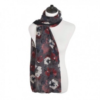 Elegant Viscose Artistic Blossom Fashion in Fashion Scarves