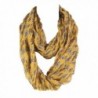 Tribal Print Infinity Scarf Fashion Style Winter Circle Loop Cowl Wrap Layer 74" - Yellow - CI11TWGA9BT