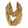 Tribal Print Infinity Scarf Fashion Style Winter Circle Loop Cowl Wrap Layer 74" - Yellow - CI11TWGA9BT