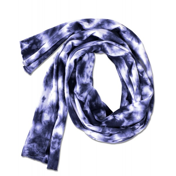 Soul Flower Women's Electric Tie-Dye Wrap - Navy - C712LBW3UWR