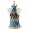 Summer womens light scarf White One