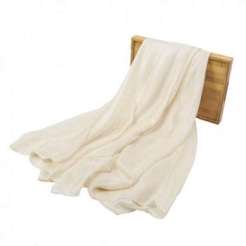Sangbo Lightweight Solid Color Scarf -Soft Scarf for Women Gift Idea - Beige - C6182K6MLDK