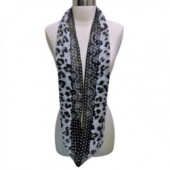 Black White Leopard Infinity Rhinestone