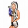 iHeartRaves Animal Mittens Hoodie Stardust